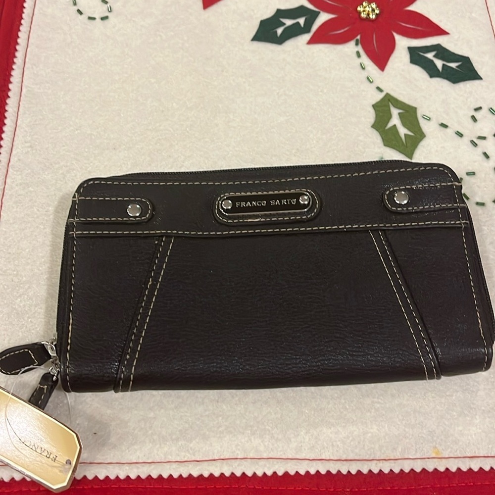 Franco Sarto Wristlet Wallet Womens new black